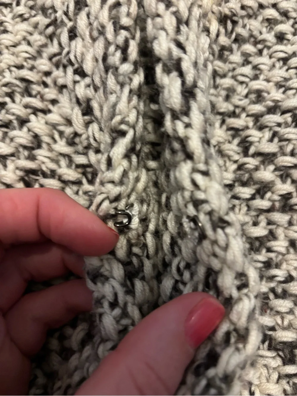 JCrew hand knit heavy knit sweater medium